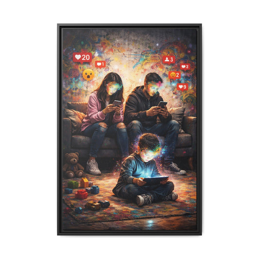 3 of 3 Digital Family Time Matte Canvas