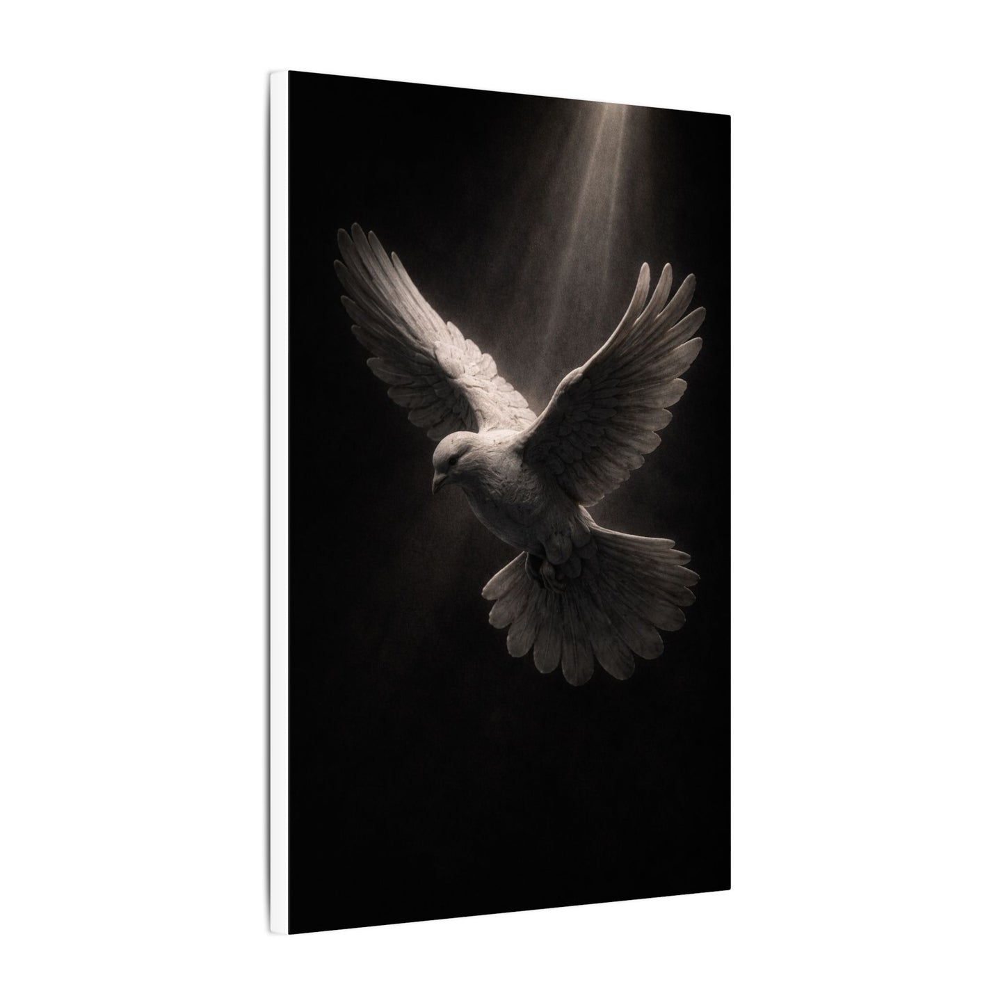 Holy Spirit Dove Wall Art Print Canvas| Christian Home Decor | Religious Art Print | Dark Moody Faith Art | Spiritual Gift Decor 2of3