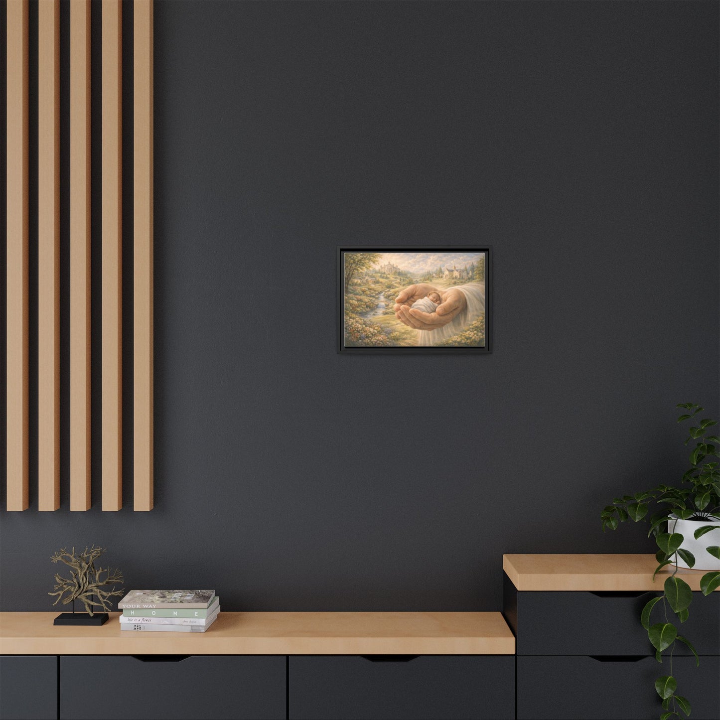 Received in Gods Hands | Child Welcomed into Heaven painting Canvas 3 of 3