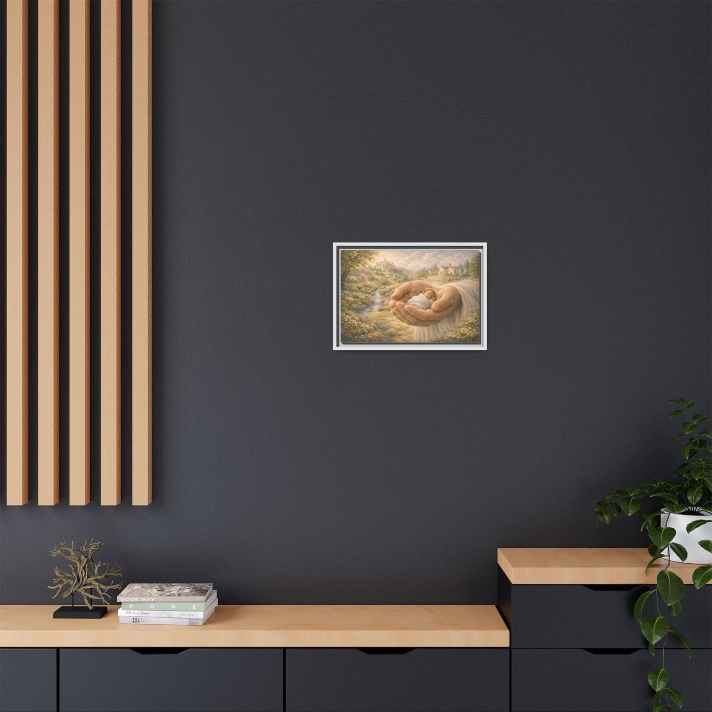 Received in Gods Hands | Child Welcomed into Heaven painting Canvas 3 of 3