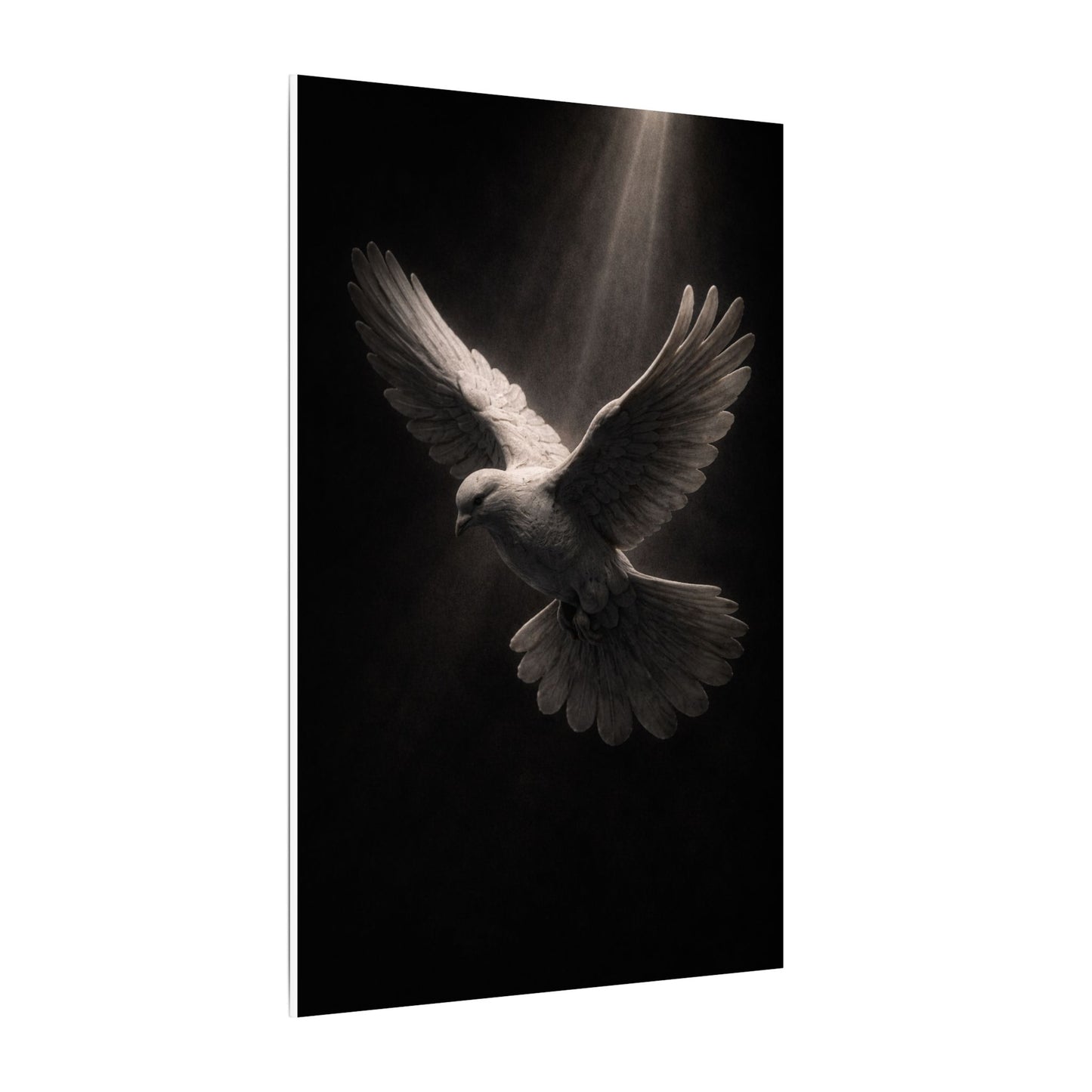 Holy Spirit Dove Wall Art Print Canvas| Christian Home Decor | Religious Art Print | Dark Moody Faith Art | Spiritual Gift Decor 2of3
